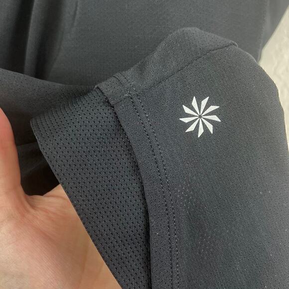 Athleta Gel Mesh Supercharged 2 in 1 Shelf Bra Athletic Tank Black Size XS - Picture 4 of 10